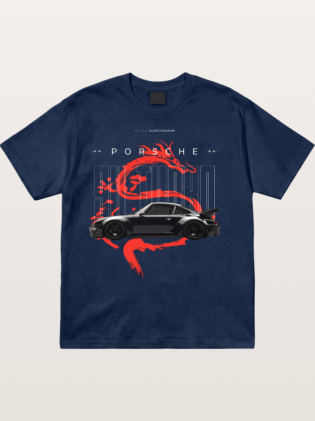 Porsche Dragon Cotton T-shirt