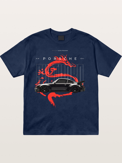 Porsche Dragon Cotton T-shirt