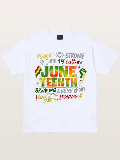 Juneteenth Breaking Every Chain Gildan T-shirt
