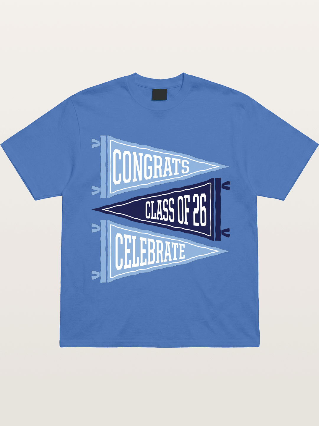 lass Of 26 Graduation Pennant Set Gildan T-shirt