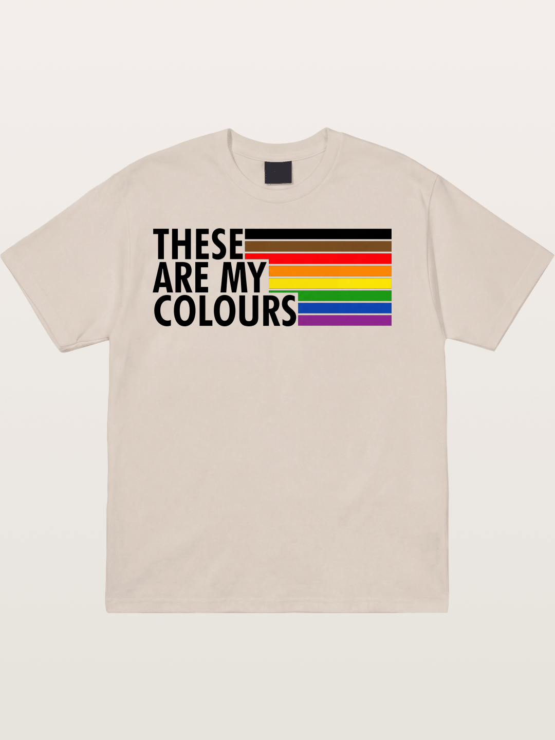 These Are My Colours Progress Flag Cotton T-shirt