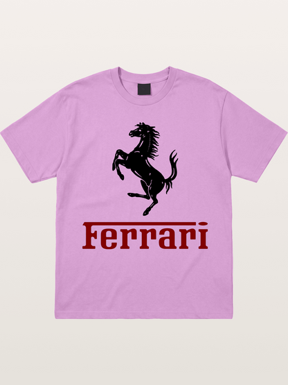 Ferrari Black Horse Logo Gildan T-shirt
