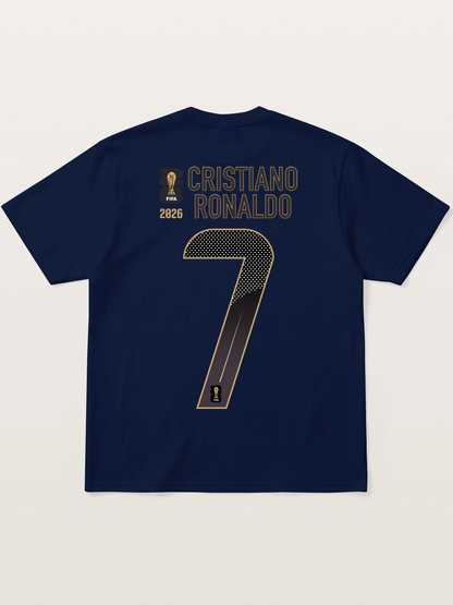 Portugal 7 Ronaldo 2026 WC Gildan T-shirt