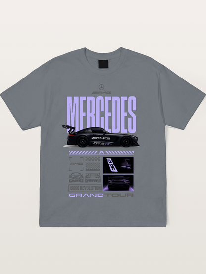 Purple Haze Mercedes Supercar Cotton T-shirt