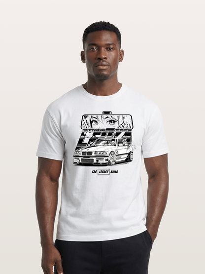 Vintage Race Car Cotton T-shirt