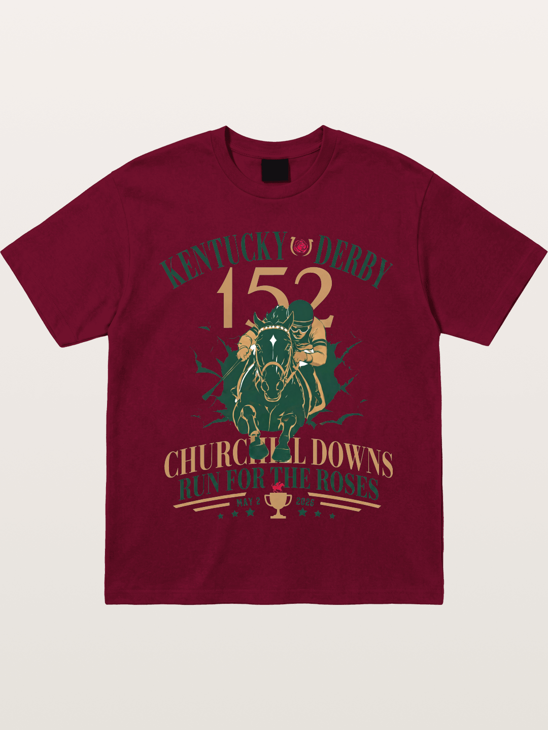 152nd Kentucky Derby Vintage Print Gildan T-shirt