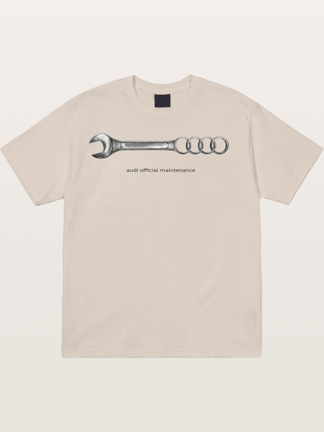 Audi Maintenance Wrench Art Cotton T-shirt