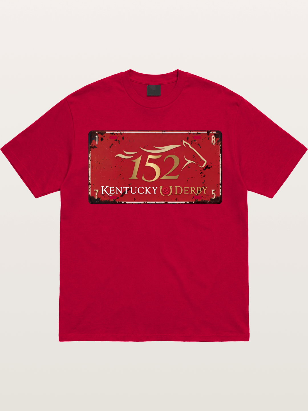 Kentucky Derby 152 License Plate Gildan T-shirt