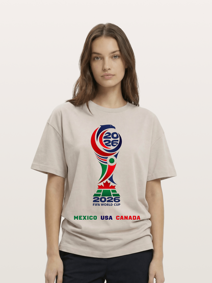 2026 World Cup Logo Art Cotton T-shirt