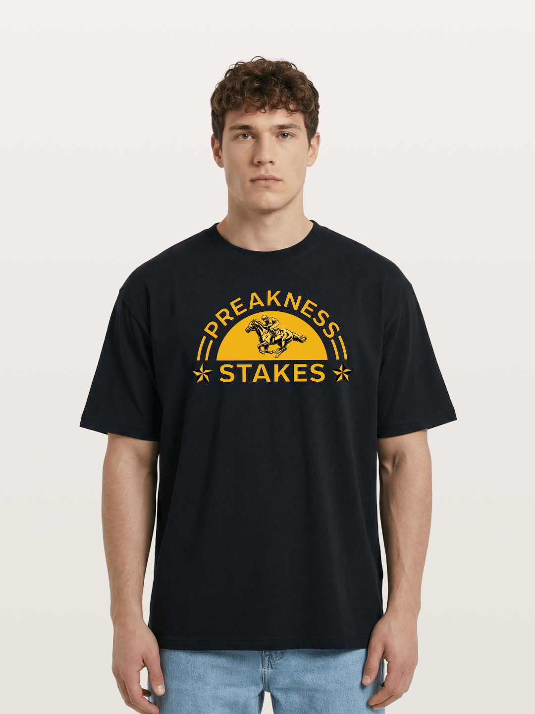 Preakness Stakes Sunburst Logo Cotton T-shirt