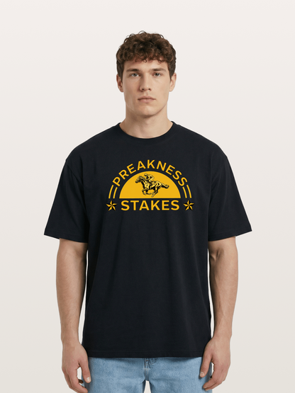 Preakness Stakes Sunburst Logo Cotton T-shirt