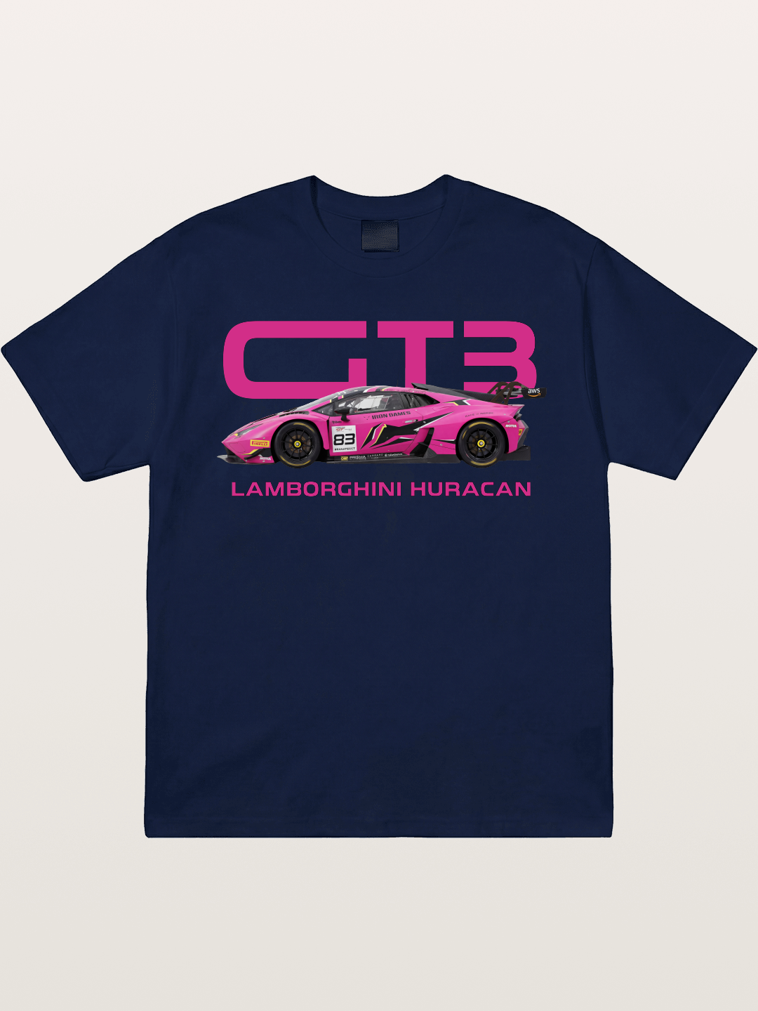 Pink Racer Gildan T-shirt
