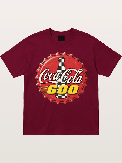 Coca-Cola 600 Vintage Bottle Cap Gildan T-shirt