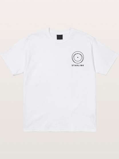 Starlink Orbit Minimal Logo Cotton T-shirt