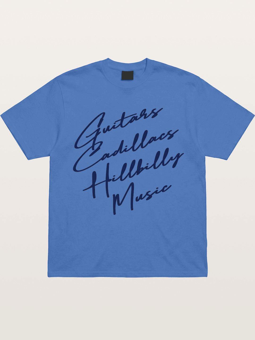 Guitars & Cadillacs Music Print Gildan T-shirt
