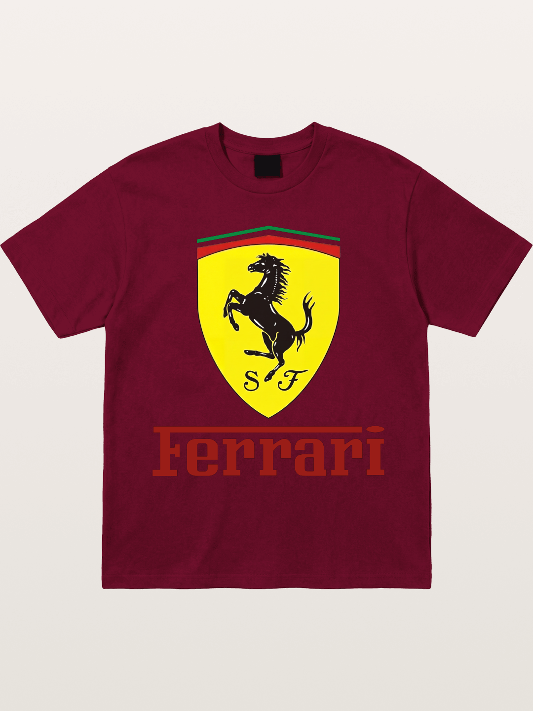 Ferrari Prancing Horse Shield Gildan T-shirt