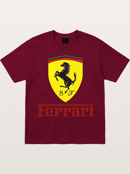 Ferrari Prancing Horse Shield Gildan T-shirt