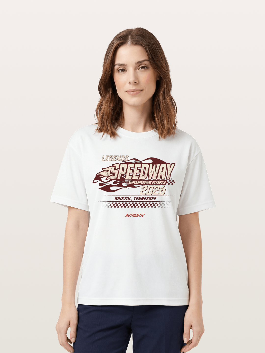 Flame Speedway Cotton T-shirt