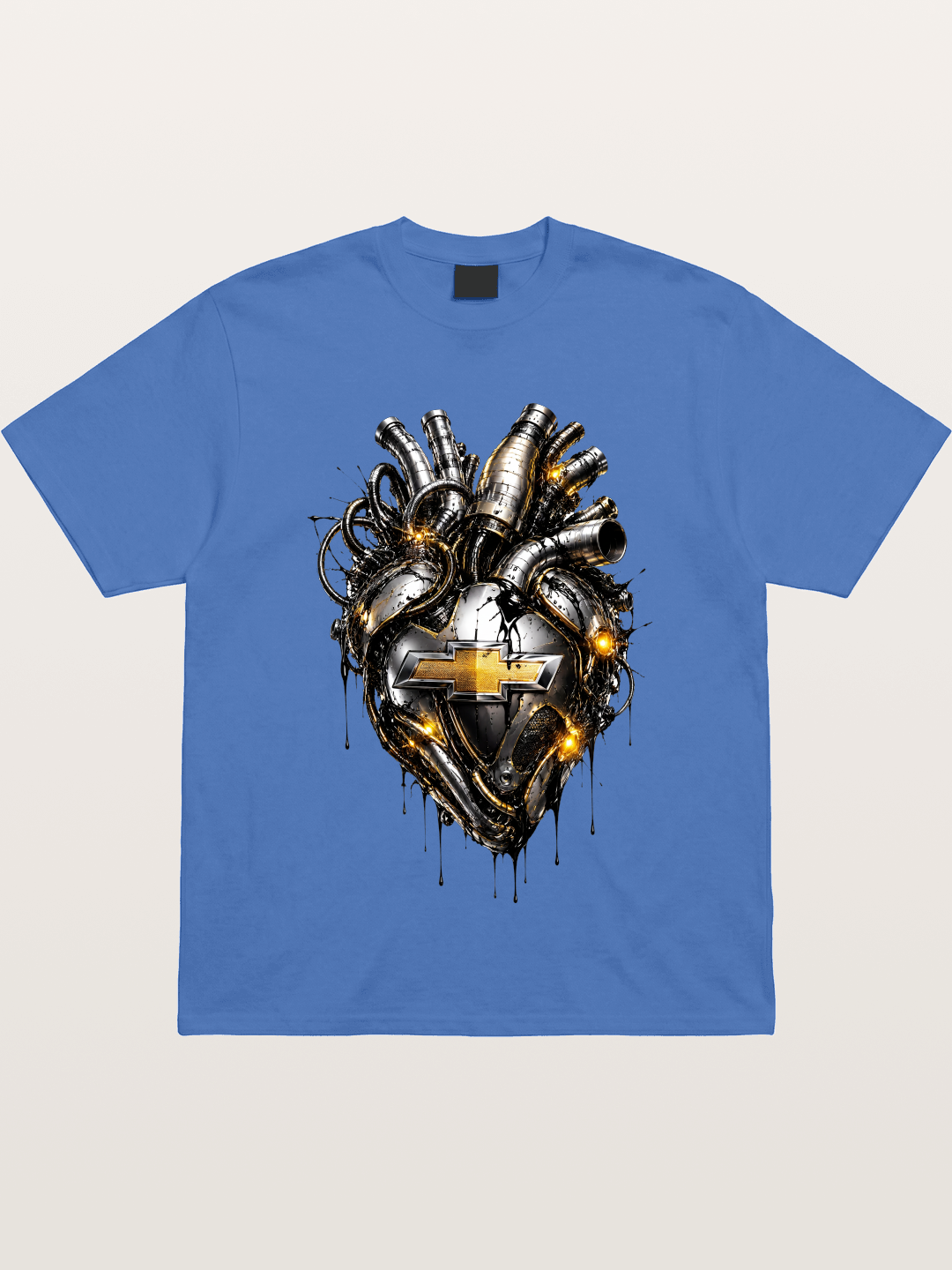 Chevrolet Engine Heart Graphic Gildan T-shirt