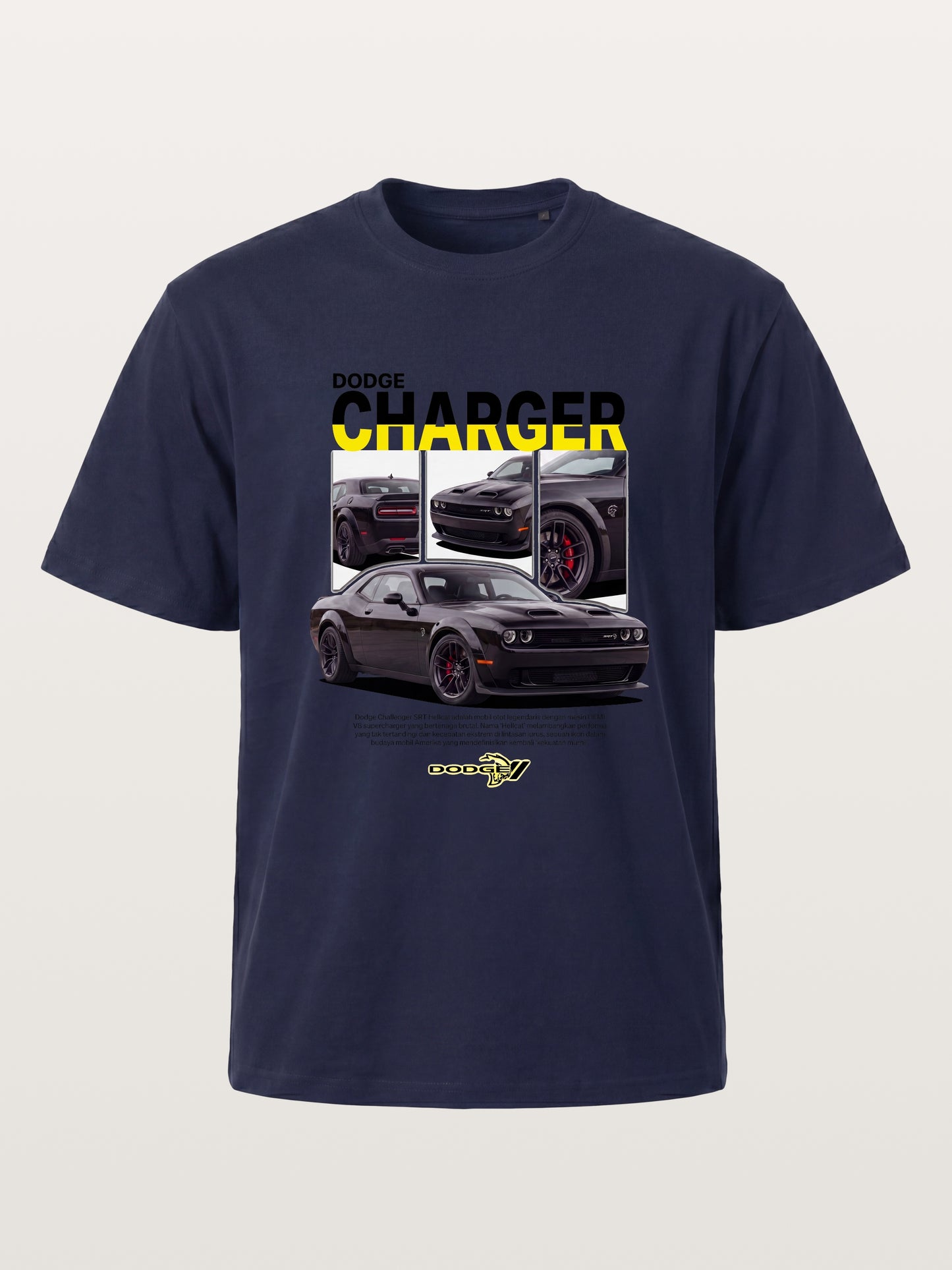 Dodge Hellcat Triple Car Collage Gildan T-shirt