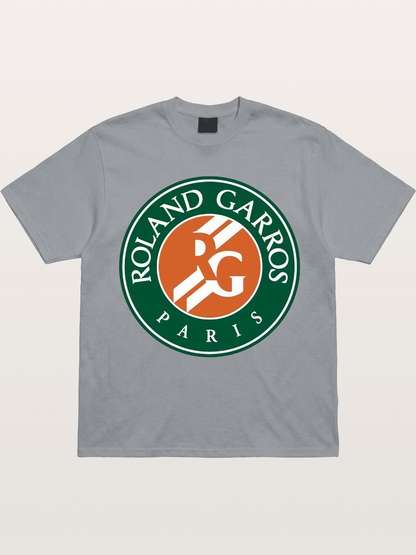 Roland Garros Paris Logo Print Gildan T-shirt
