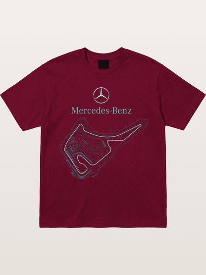 Mercedes Benz Circuit Track Graphic Gildan T-shirt