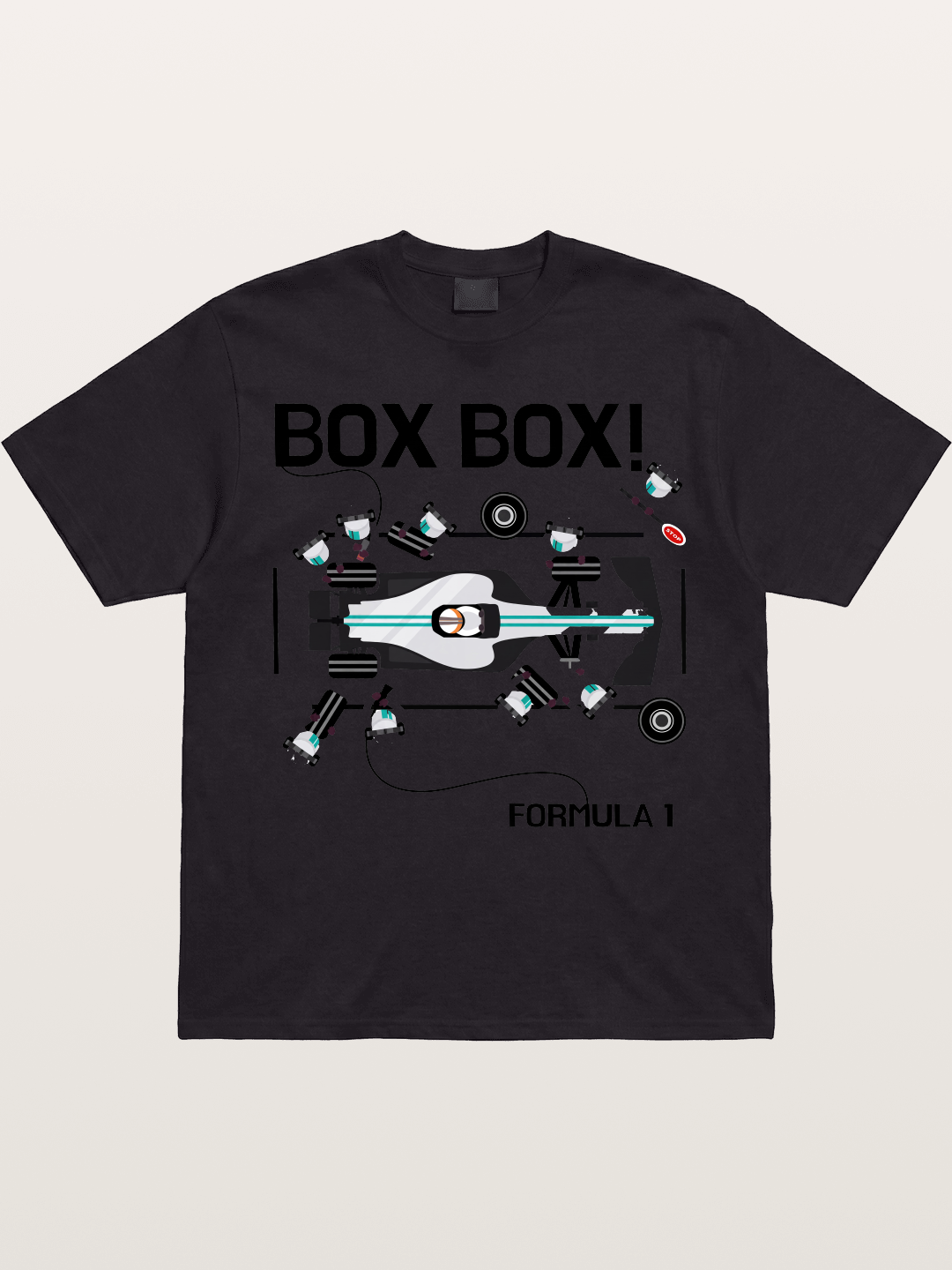 F1 Box Box Pit Stop Graphic Gildan T-shirt
