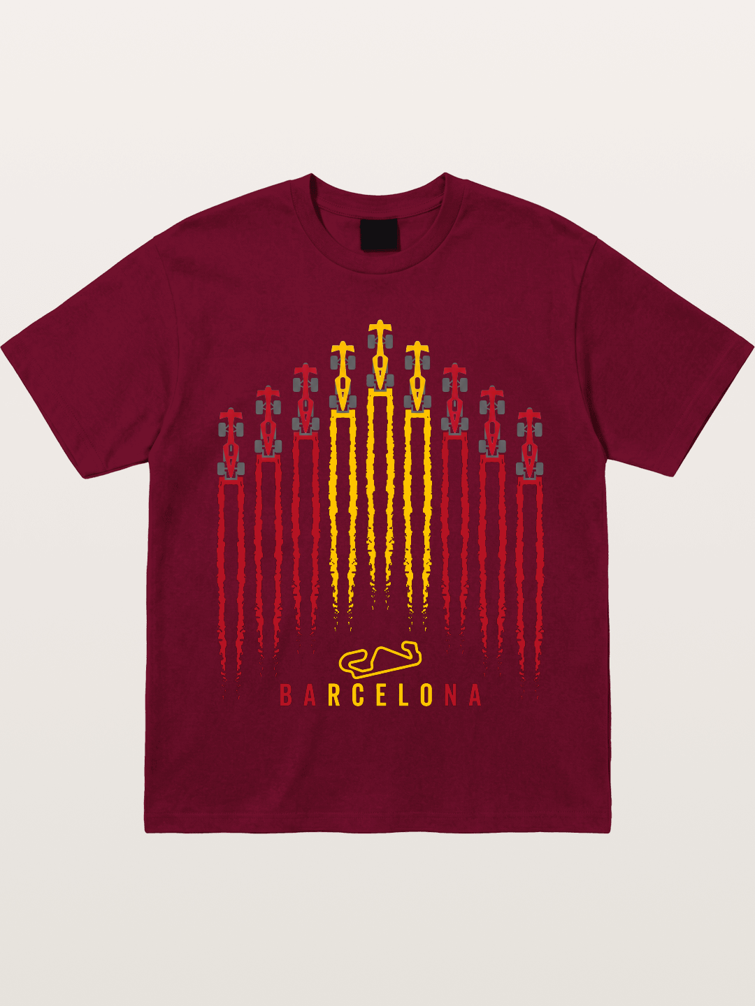 Barcelona GP Racing Column Streaks Gildan T-shirt