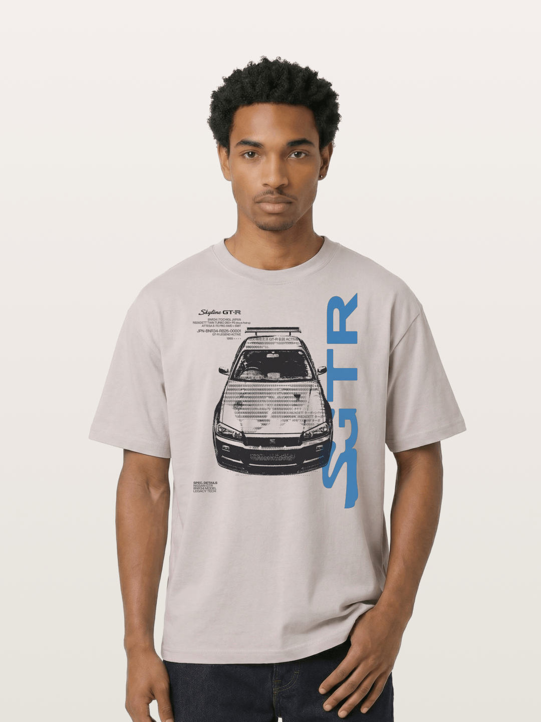 GT-R Sketch Cotton T-shirt