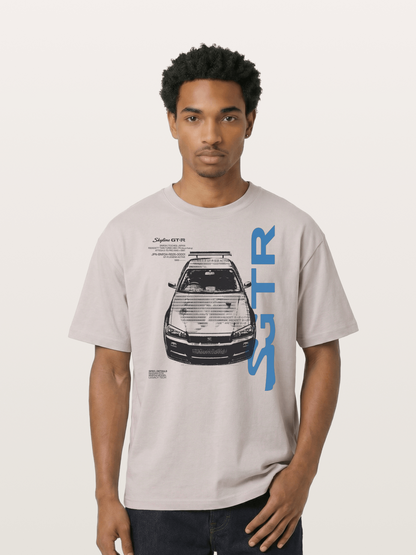 GT-R Sketch Cotton T-shirt