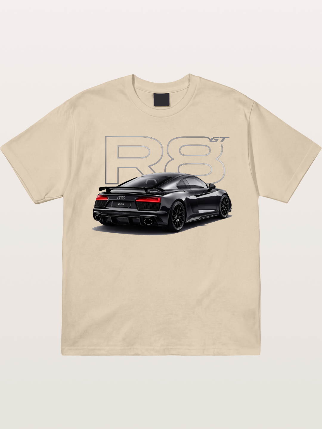 Audi R8 GT Black Rear End Gildan T-shirt