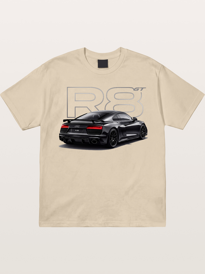 Audi R8 GT Black Rear End Gildan T-shirt