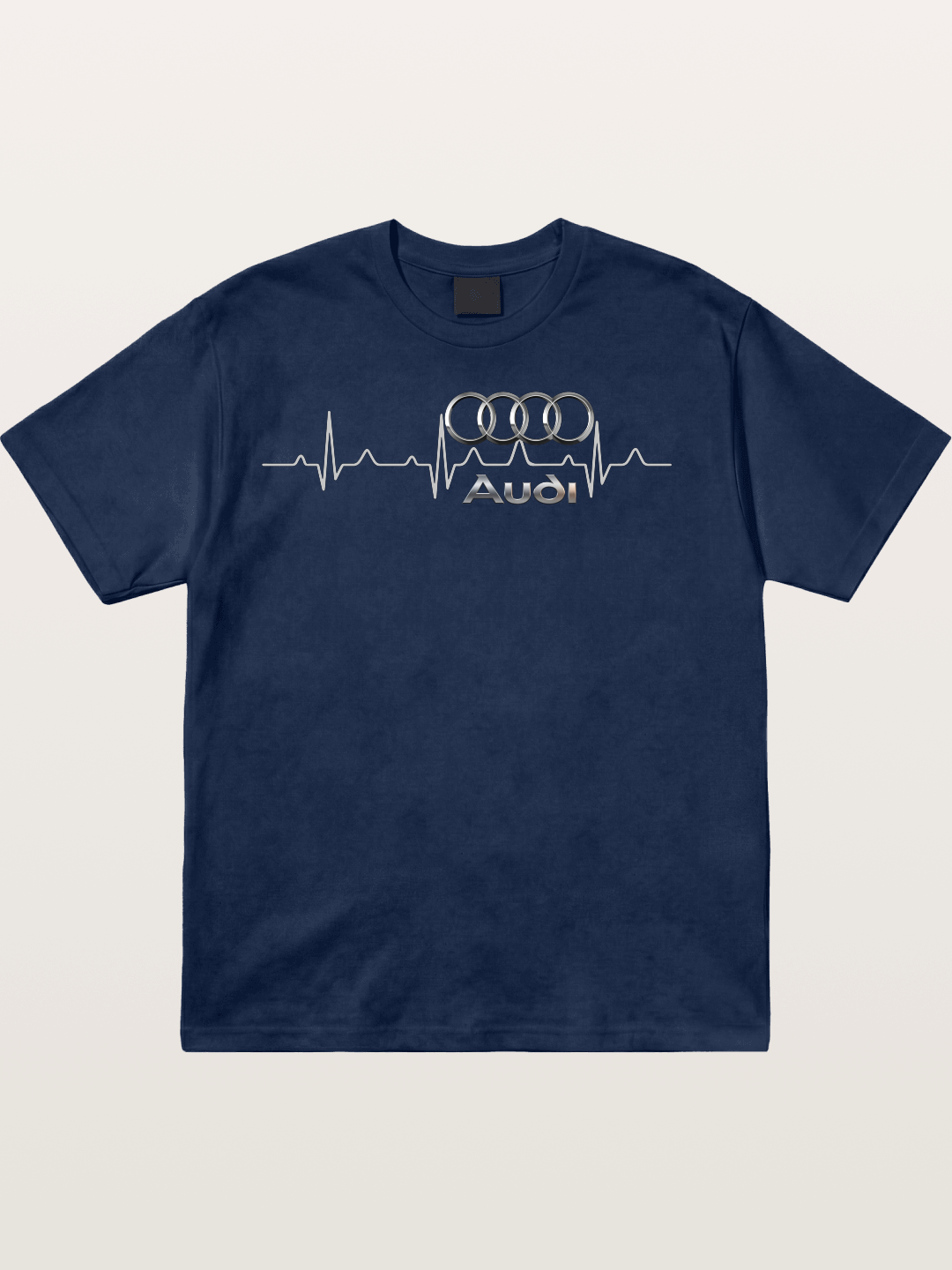 Audi Heartbeat Four Rings Cotton T-shirt