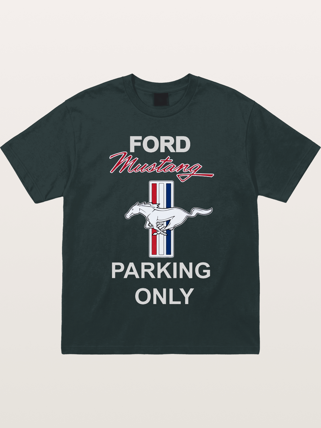 Ford Mustang Parking Only Sign Gildan T-shirt