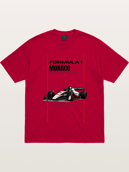 Minimal F1 Monaco Race Card Gildan T-shirt