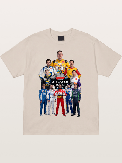 2026 NASCAR All-Star Drivers Team Photo Cotton T-shirt