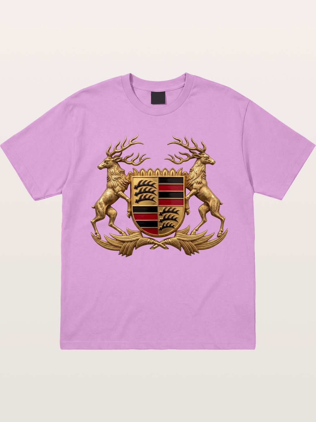 Porsche Crest Deer Artwork Gildan T-shirt