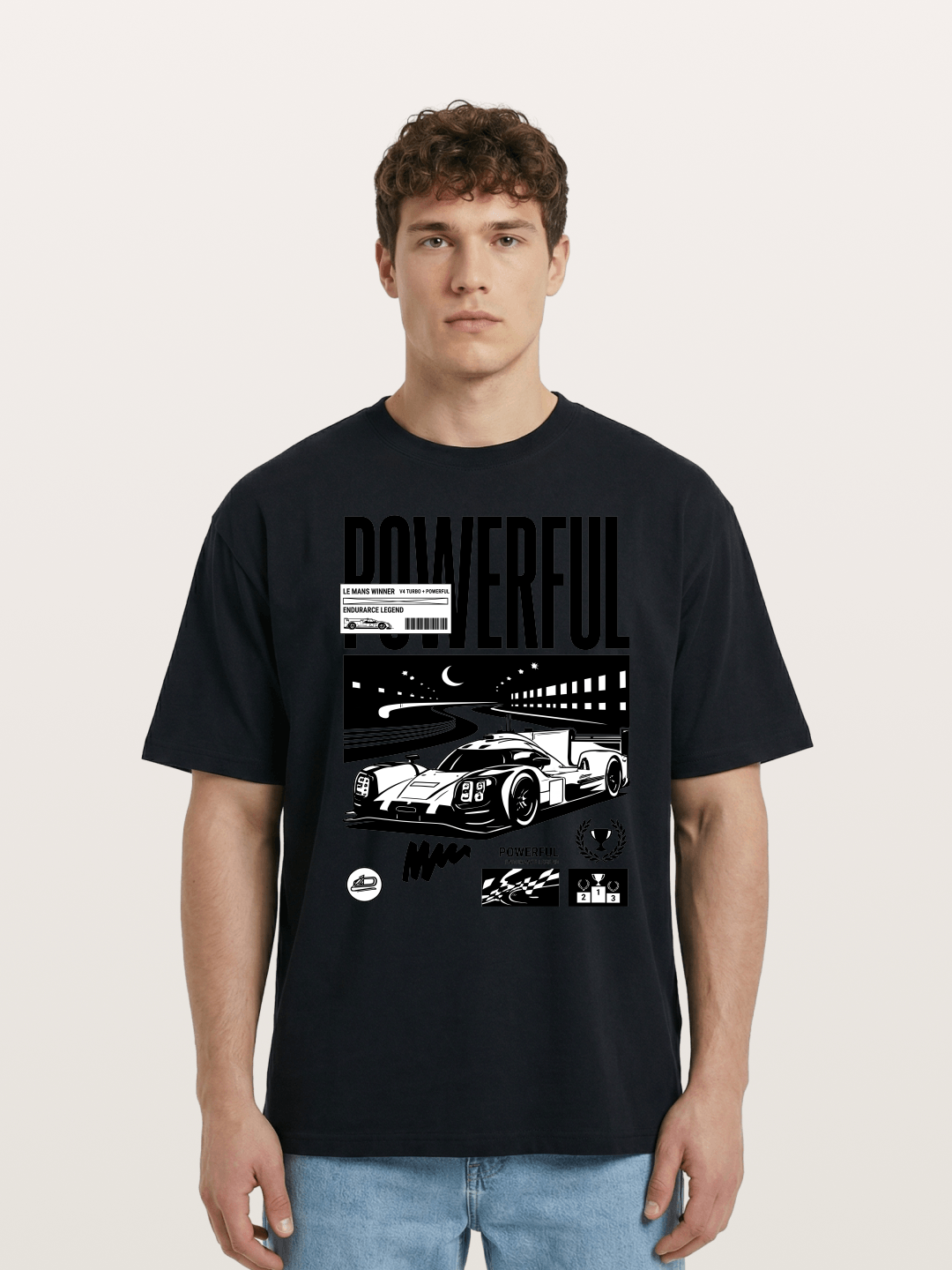 Endurance and powerful legend Cotton T-shirt