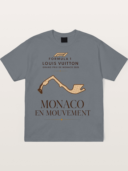 LV Monaco Track Pattern Art Cotton T-shirt