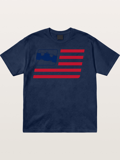 The Flag of Open Wheel Cotton T-shirt