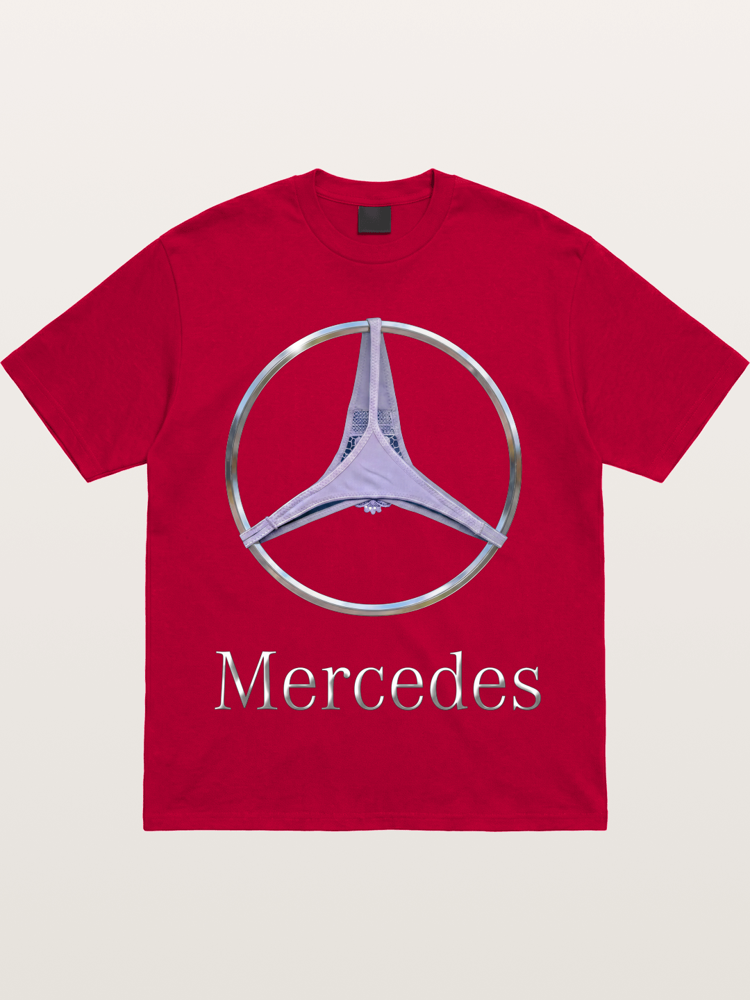 Mercedes Logo Thong Print Gildan T-shirt