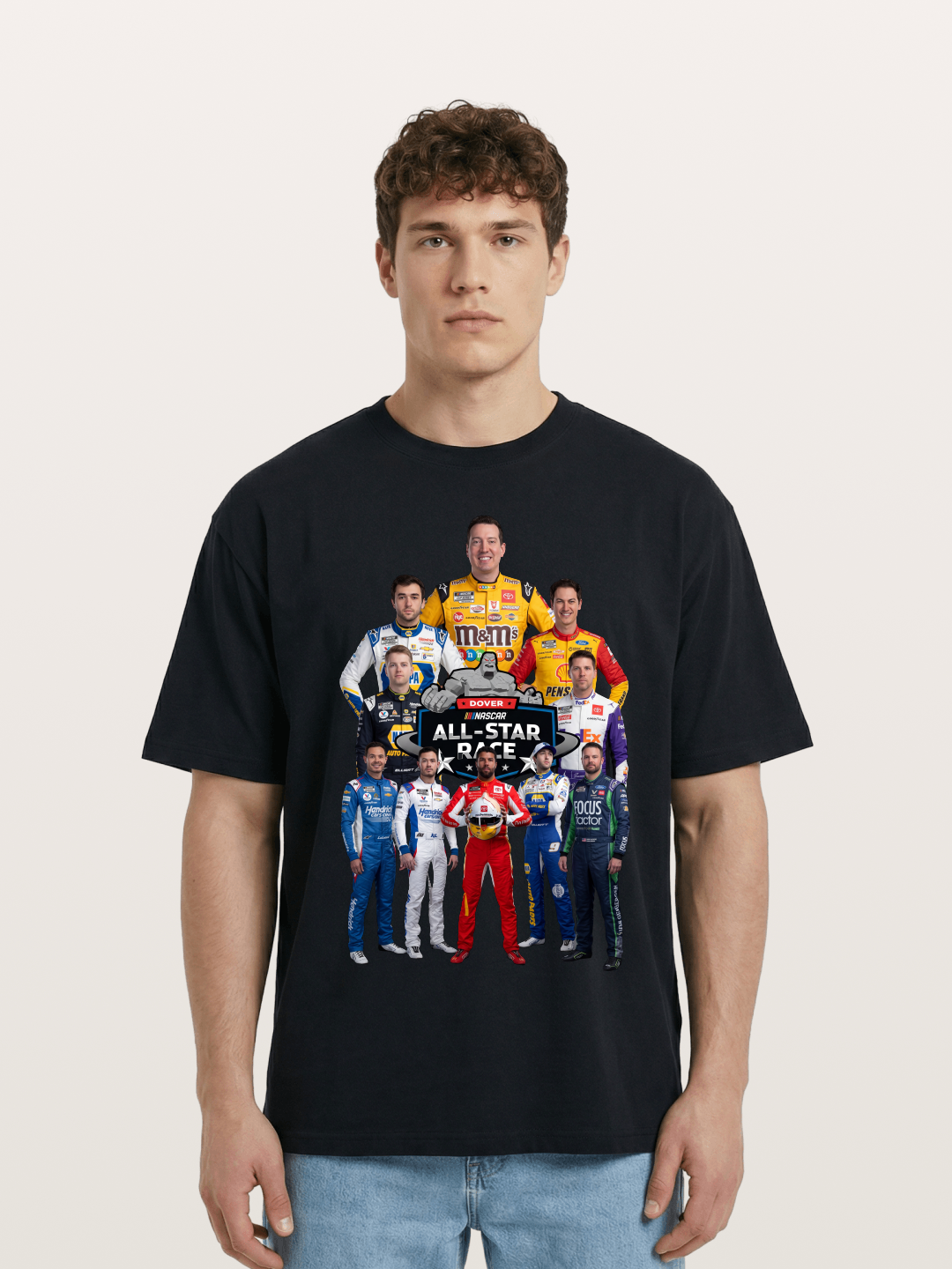 2026 NASCAR All-Star Drivers Team Photo Cotton T-shirt