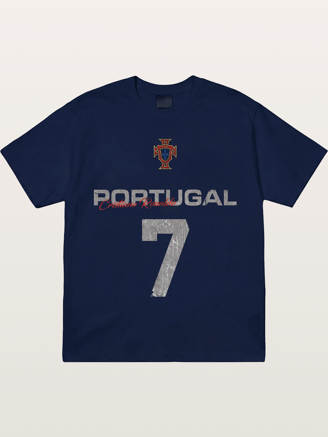 Portugal Ronaldo 7 Jersey Gildan T-shirt