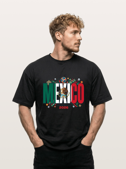 Mexico 2026 World Cup Lettering Gildan T-shirt