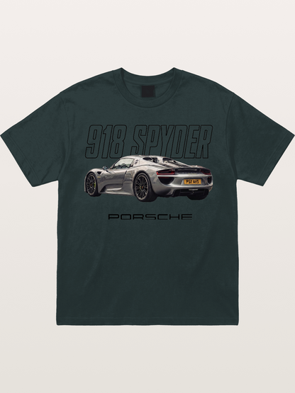 Porsche 918 Spyder Graphic Art Gildan T-shirt
