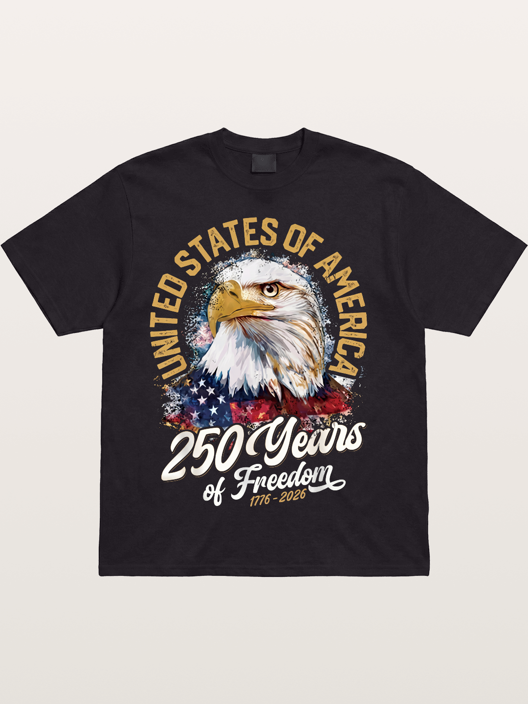 American Eagle 250 Years Freedom Cotton T-shirt