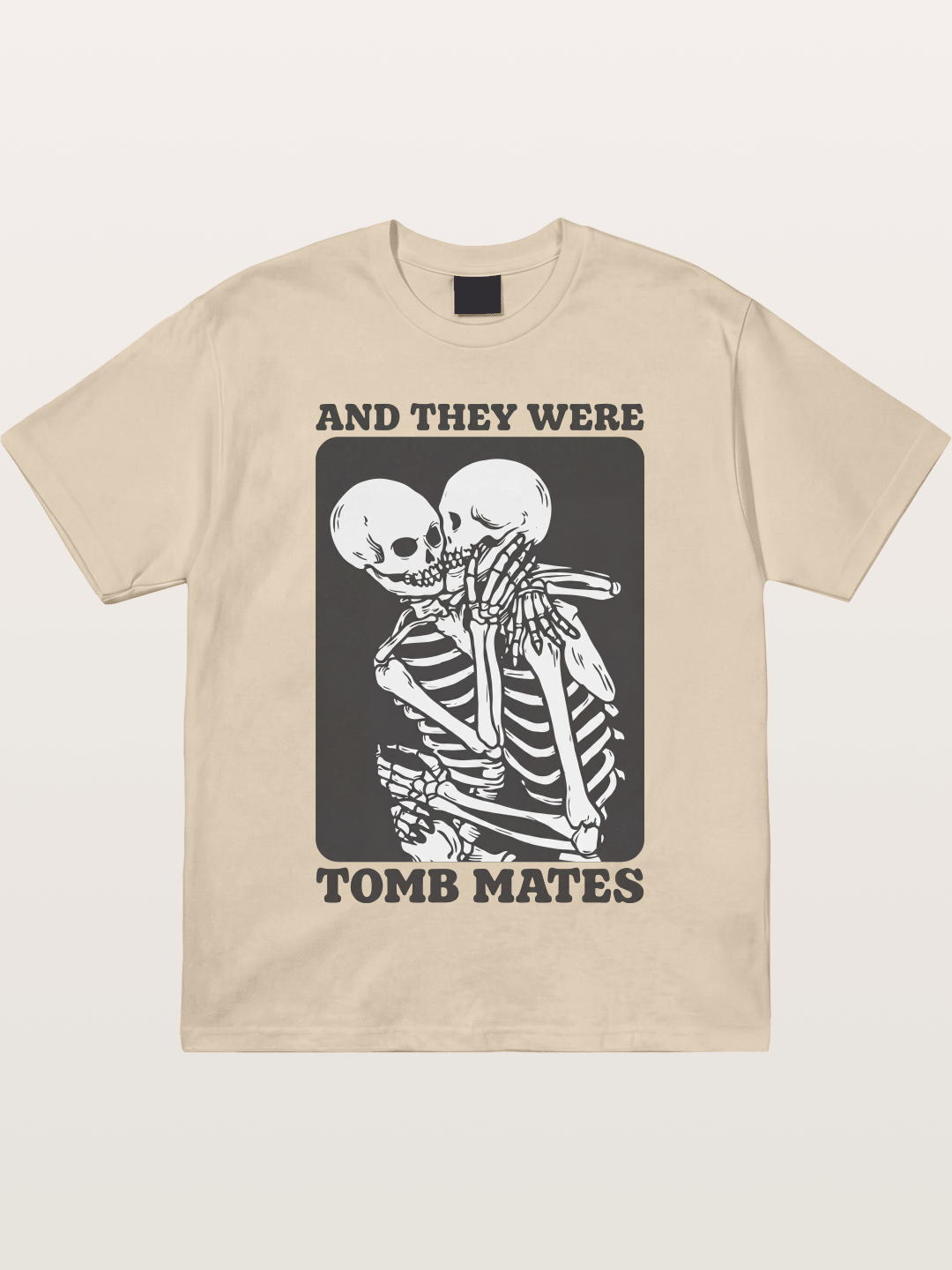 Tomb Mates Skeleton Couple Pride Gildan T-shirt