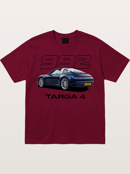 Porsche 992 Targa 4 Poster Gildan T-shirt