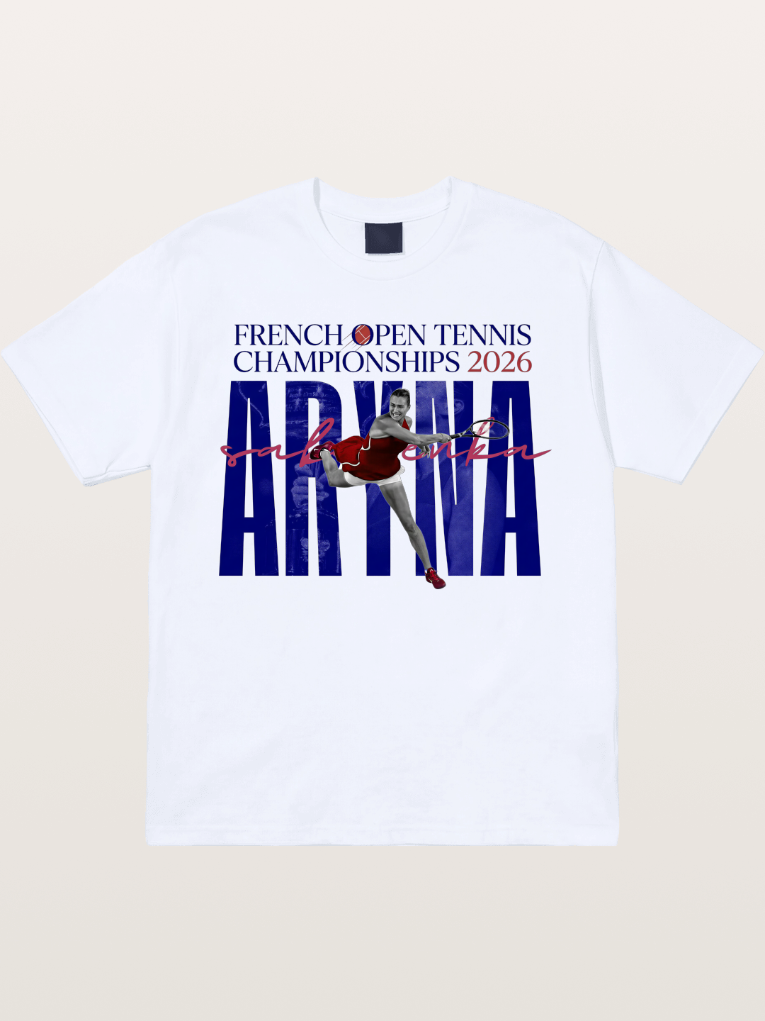 Aryna Sabalenka French Open Design Gildan T-shirt