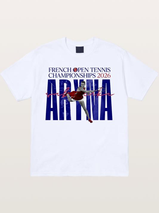 Aryna Sabalenka French Open Design Gildan T-shirt